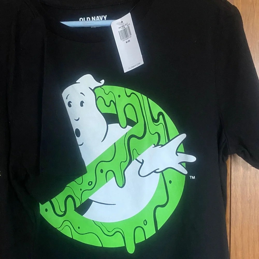 NWT black short sleeve shirts/Gap Star Wars Darth Vader/Old Navy Ghostbusters, M